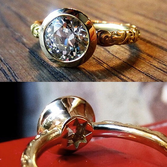 Engagement Ring of the Week: Golden Heirloom Beauty