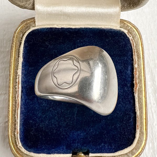 Vintage Montblanc Ring sold by Doyle and Doyle an antique and vintage jewelry boutique