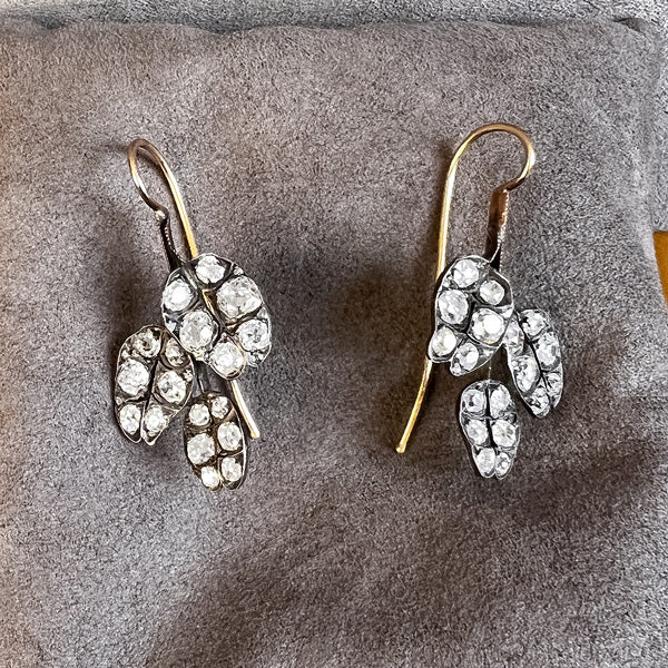 Vintage deals diamond earring