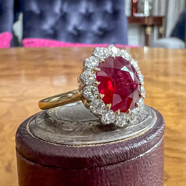 Diamond and ruby ring Clearance