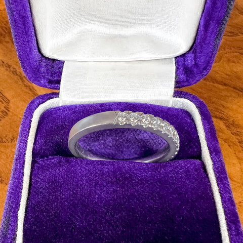 Vintage Diamond Band sold by Doyle and Doyle an antique and vintage jewelry boutique