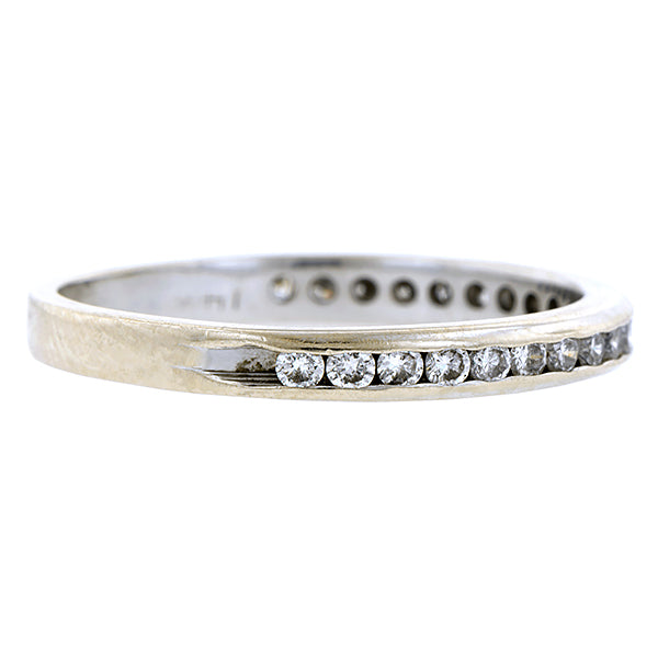 Estate Diamond Wedding Band Ring