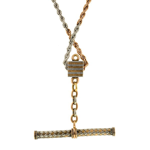 Art Deco Watch Chain Necklace sold by Doyle and Doyle an antique and vintage jewelry boutique