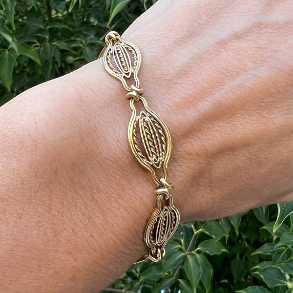 Antique Filigree Bracelet - Main Image