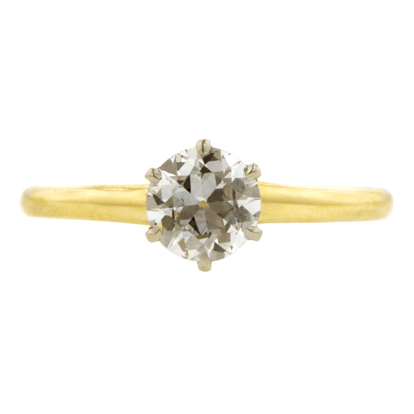 Vintage Diamond Solitaire Engagement Ring, RBC 0.67ct:: Doyle & Doyle