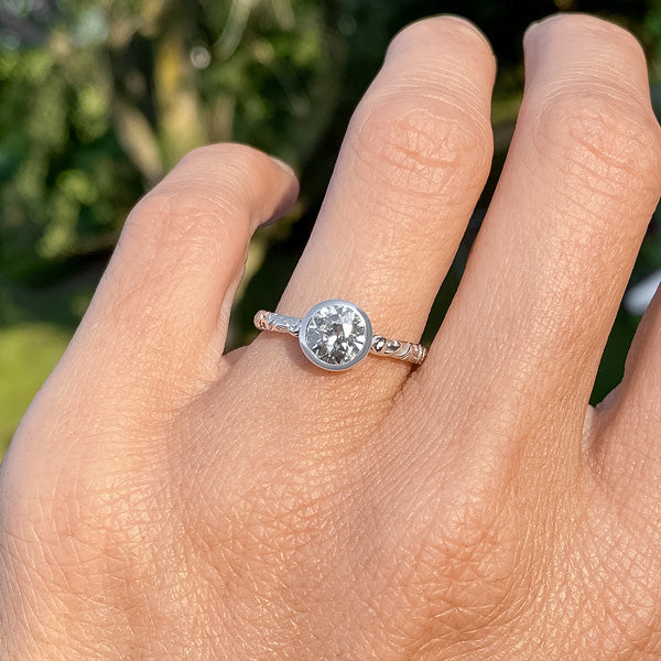 Bezel diamond solitaire Clearance