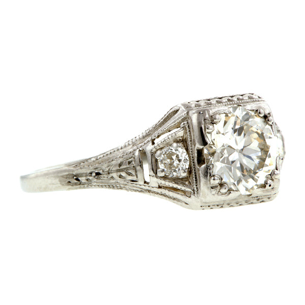 Art Deco Engagement Ring, TRB 0.95ct Doyle & Doyle