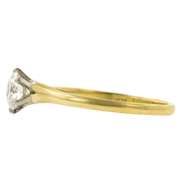 Vintage Diamond Solitaire Engagement Ring, RBC 0.67ct:: Doyle & Doyle