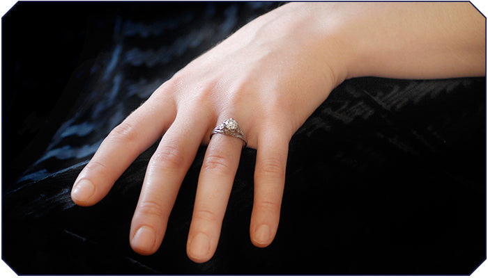 vintage diamond engagement ring