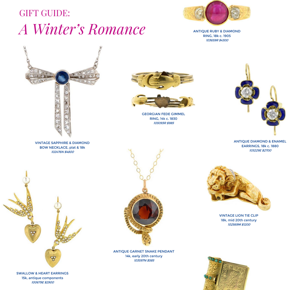 Doyle & Doyle's antique romantic jewelry gift guide
