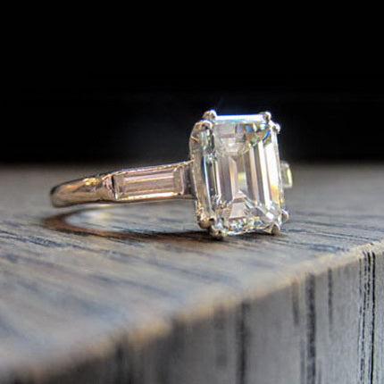Engagement Ring of the Week: Emerald Cut Elegance