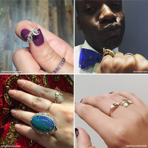 Instagram jewelry posts for Gems of Meatpacking at Doyle & Doyle
