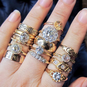 antique and vintage diamond rings from doyle & doyle 