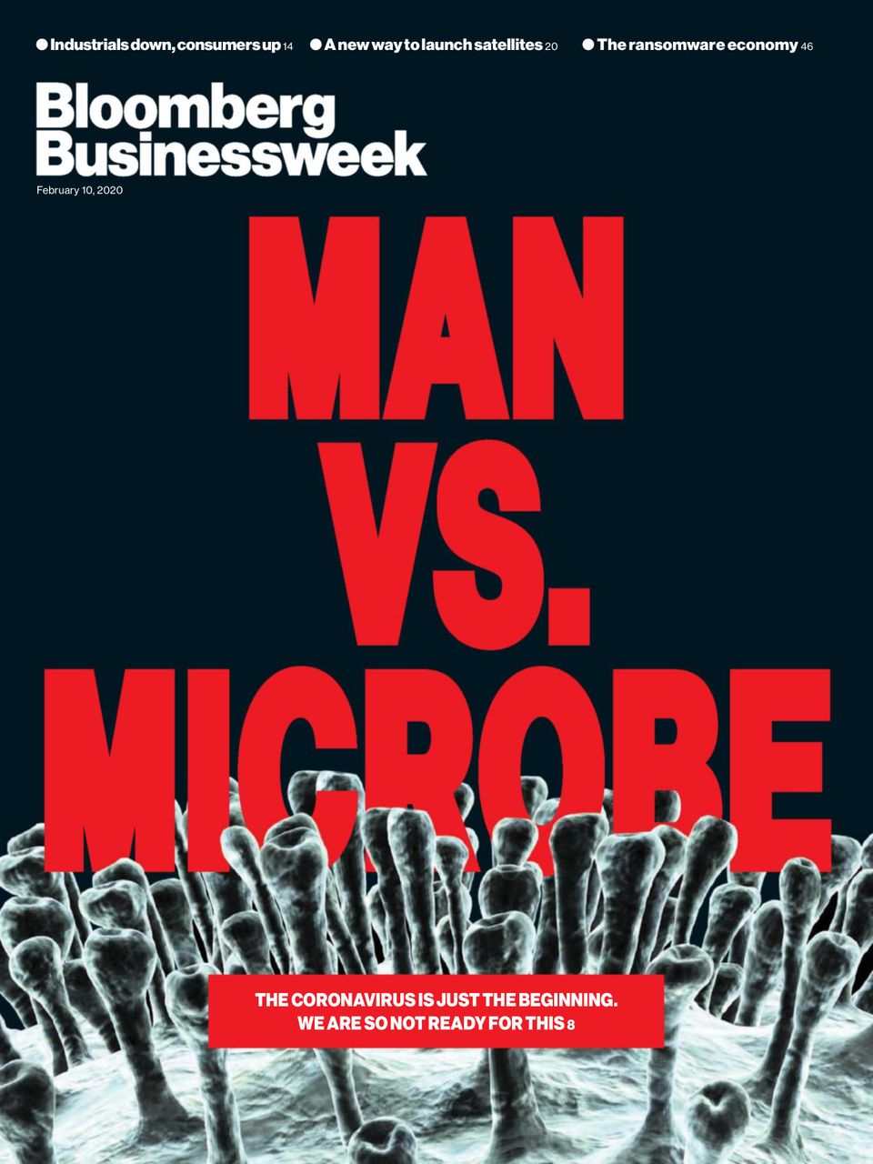 This image shows the cover of Bloomberg Businessweek which contains an article about brooches for men and shows vintage brooches on a marble statue.