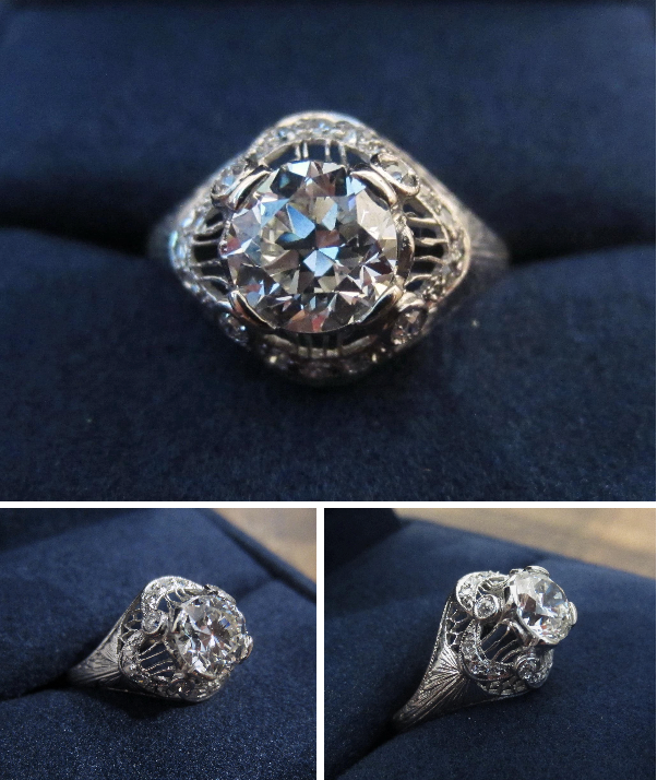 Lovely Edwardian Engagement Ring of the Week