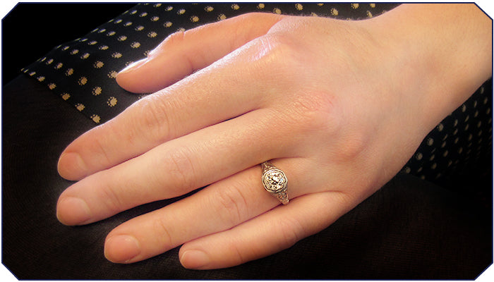 Art Deco Engagement Ring