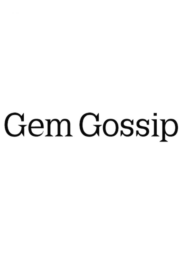This image shows the GemGossip Jewelry Blog Cover. The interior photos how vintage jewelry from Doyle & Doyle.