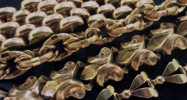 gold bracelets by Doyle & Doyle