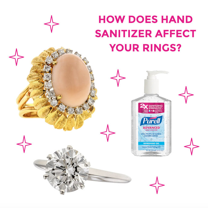What does hand sanitizer do to your rings?