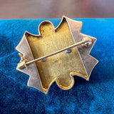 Victorian Taille d'Epargne Pin sold by Doyle and Doyle an antique and vintage jewelry boutique