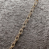 10k Fine Cable Chain Necklace sold by Doyle and Doyle an antique and vintage jewelry boutique