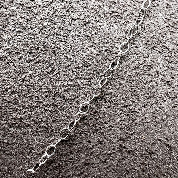 10k Fine Cable Chain Necklace sold by Doyle and Doyle an antique and vintage jewelry boutique