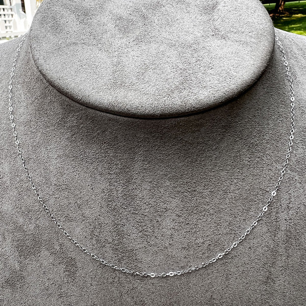 10k Fine Cable Chain Necklace sold by Doyle and Doyle an antique and vintage jewelry boutique