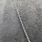 Thin Silver Cable Chain sold by Doyle and Doyle an antique and vintage jewelry boutique