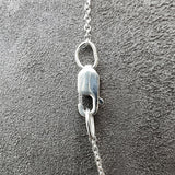 Thin Silver Cable Chain sold by Doyle and Doyle an antique and vintage jewelry boutique