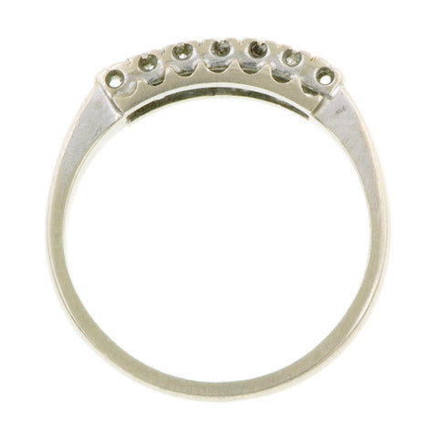 Vintage Diamond Wedding Band Ring, from Doyle & Doyle vintage and antique jewelry