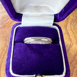 Estate Millegrained Wedding Band sold by Doyle and Doyle an antique and vintage jewelry boutique