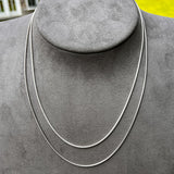 Snake Chain 1.5mm Silver sold by Doyle and Doyle an antique and vintage jewelry boutique