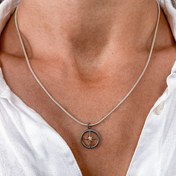 Snake Chain 1.5mm Silver sold by Doyle and Doyle an antique and vintage jewelry boutique