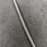 Snake Chain 1.5mm Silver sold by Doyle and Doyle an antique and vintage jewelry boutique