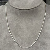 Snake Chain 1.5mm Silver sold by Doyle and Doyle an antique and vintage jewelry boutique