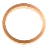 Vintage Rose Gold Wedding Band Ring, signed for Lohengrin. From Doyle & Doyle vintage and antique jeweler.