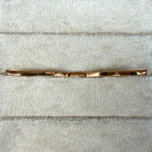 Vintage Tiffany & Co. Bamboo Collar Clip