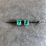 Oval Gemstone Stud Earrings sold by Doyle and Doyle an antique and vintage jewelry boutique