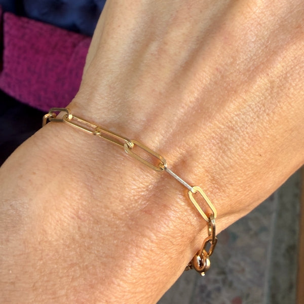 Trombone Link Bracelet- Heirloom by Doyle & Doyle