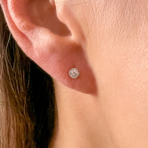 Diamond Stud Earrings, from Doyle & Doyle antique and vintage jewelry boutique