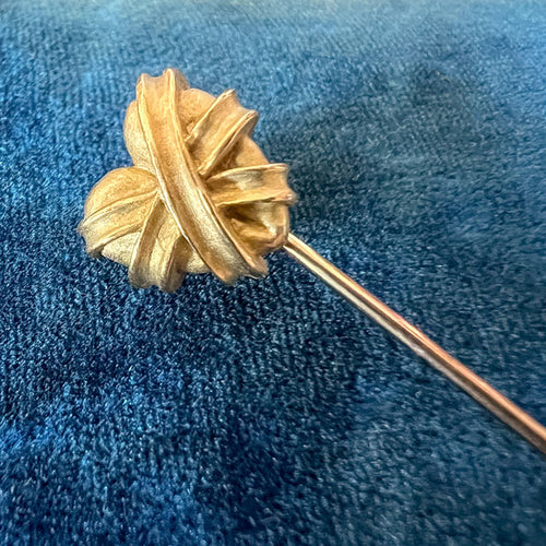 Vintage Bound Heart Stickpin sold by Doyle and Doyle an antique and vintage jewelry boutique