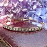 Antique Diamond Bangle Bracelet, sold by Doyle & Doyle antique and vintage jewelry boutique