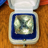 Vintage citrine and diamond cocktail ring, from Doyle & Doyle jewelry