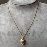 Victorian Heart Locket Pendant sold by Doyle and Doyle an antique and vintage jewelry boutique