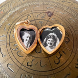 Victorian Heart Locket Pendant sold by Doyle and Doyle an antique and vintage jewelry boutique