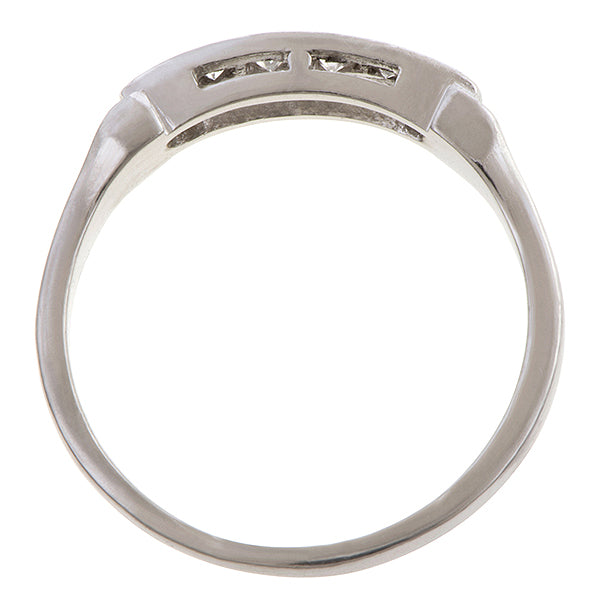 Vintage Diamond Wedding Band sold by Doyle and Doyle an antique and vintage jewelry boutique