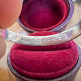 Vintage Millegrained Platinum Wedding Band sold by Doyle and Doyle an antique and vintage jewelry boutique