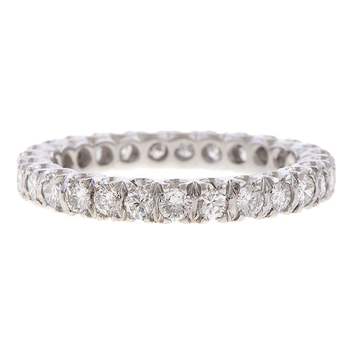 Vintage Diamond Eternity Band sold by Doyle and Doyle an antique and vintage jewelry boutique