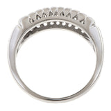 Vintage Baguette Cut Diamond Wedding Band sold by Doyle and Doyle an antique and vintage jewelry boutique