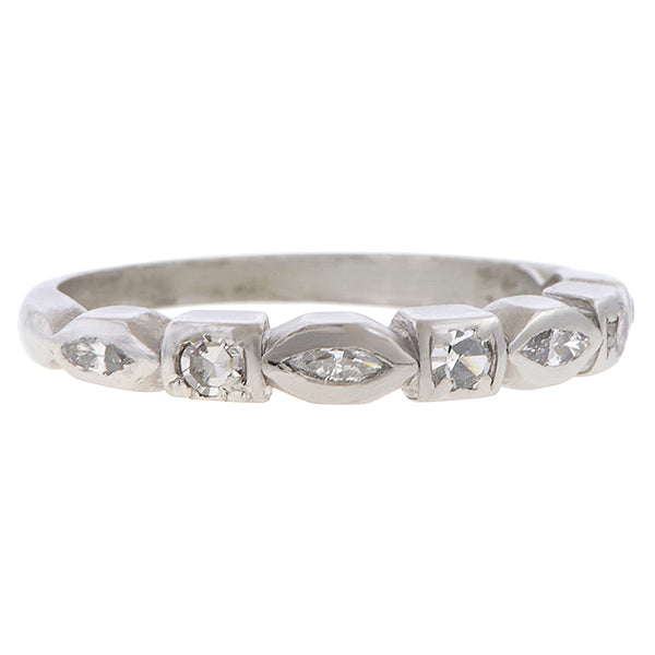 Vintage Marquise Diamond Band sold by Doyle and Doyle an antique and vintage jewelry boutique